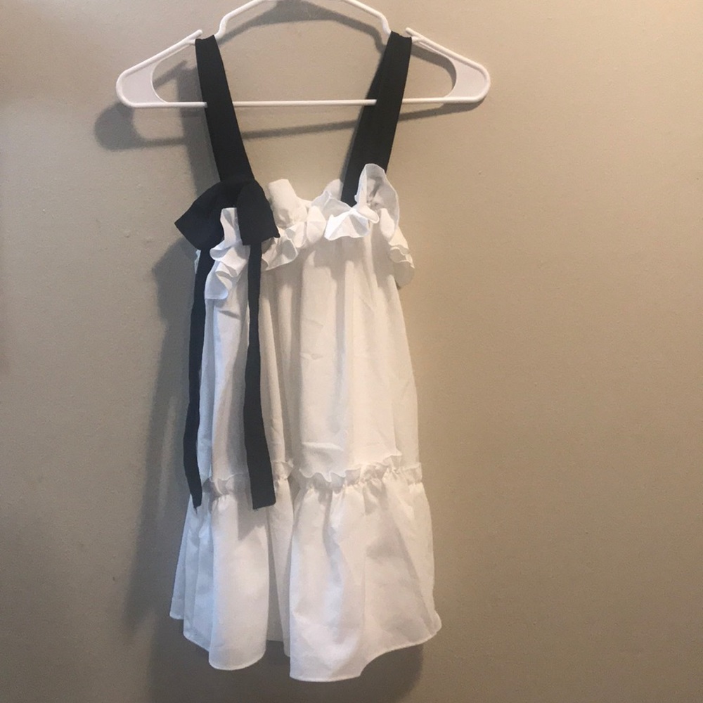 Contrast Strap Frill Detail Peplum Cami Top